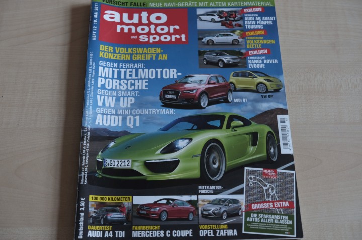 Deckblatt Auto Motor und Sport (12/2011)